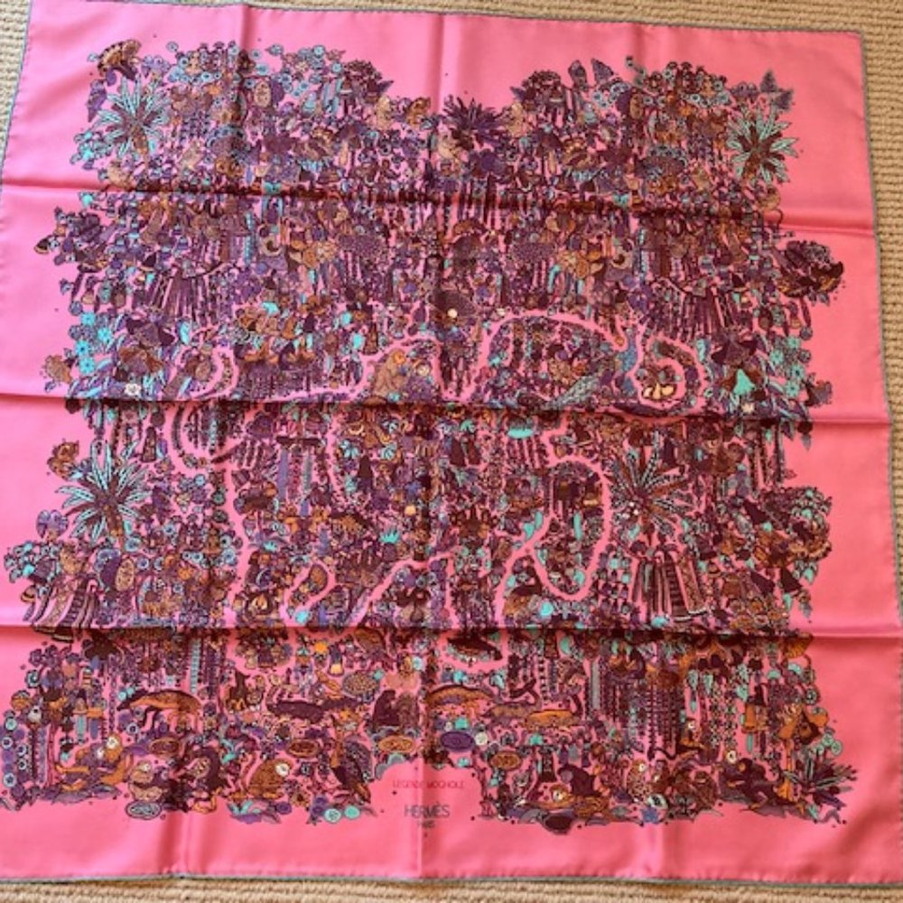 Hermes Sik Scarf